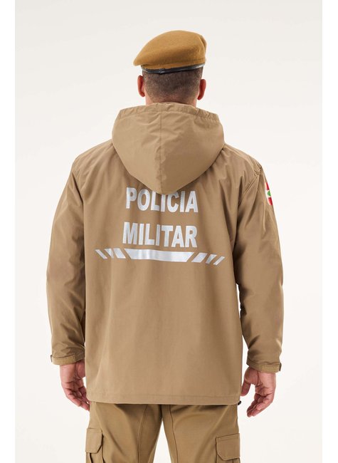 Jaqueta Corta Vento Caqui PMSC