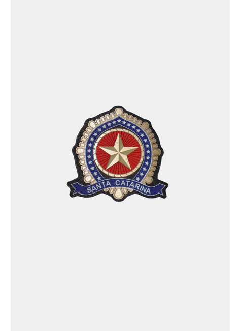 distintivo emborrachado p quepe sub tenente e sargento pmsc unica