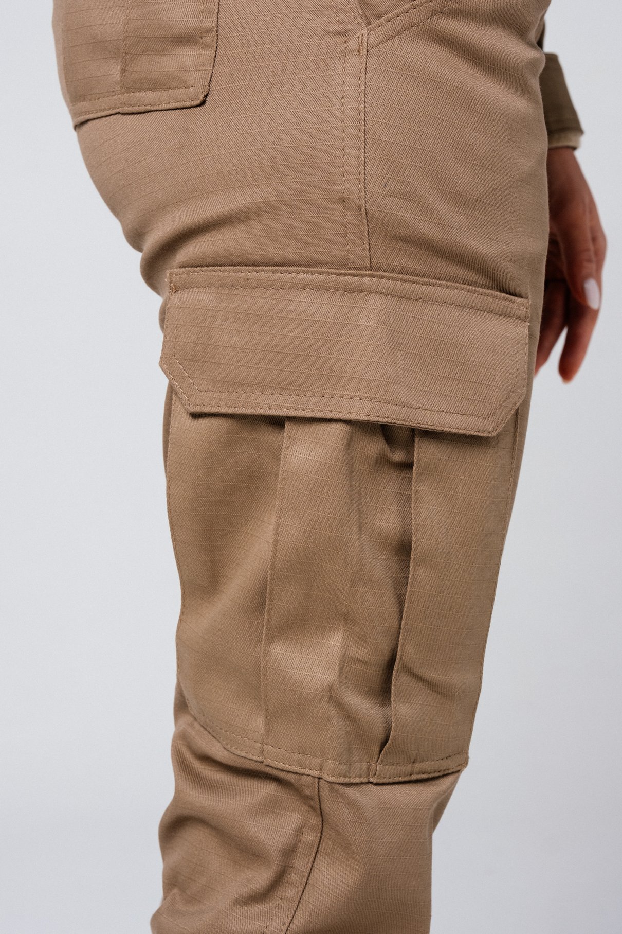 03 calca op feminina caqui flex pmsc